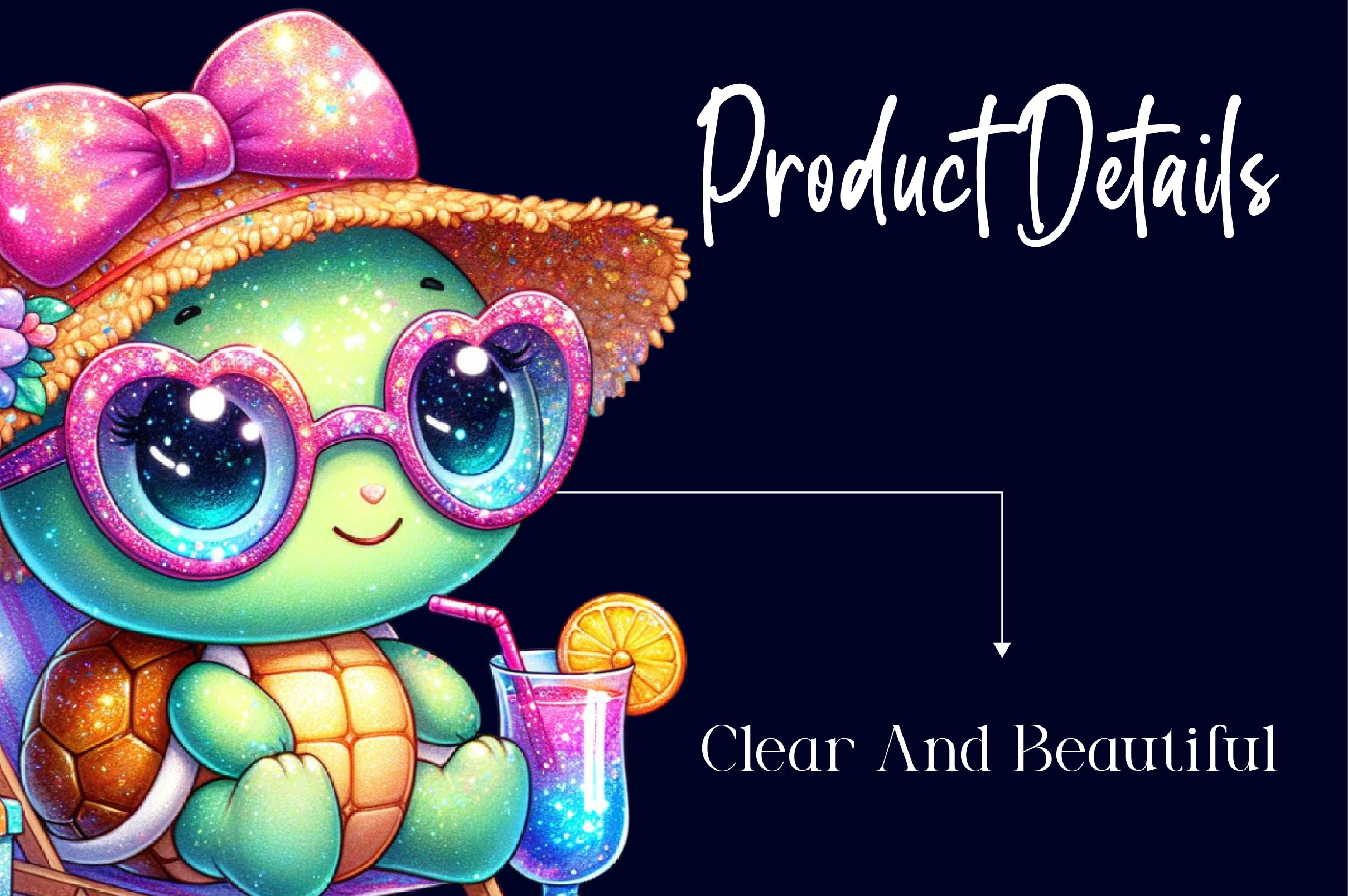 Chic Beach Sea Turtle Clipart Bundle - CraftNest - Digital Crafting and Art