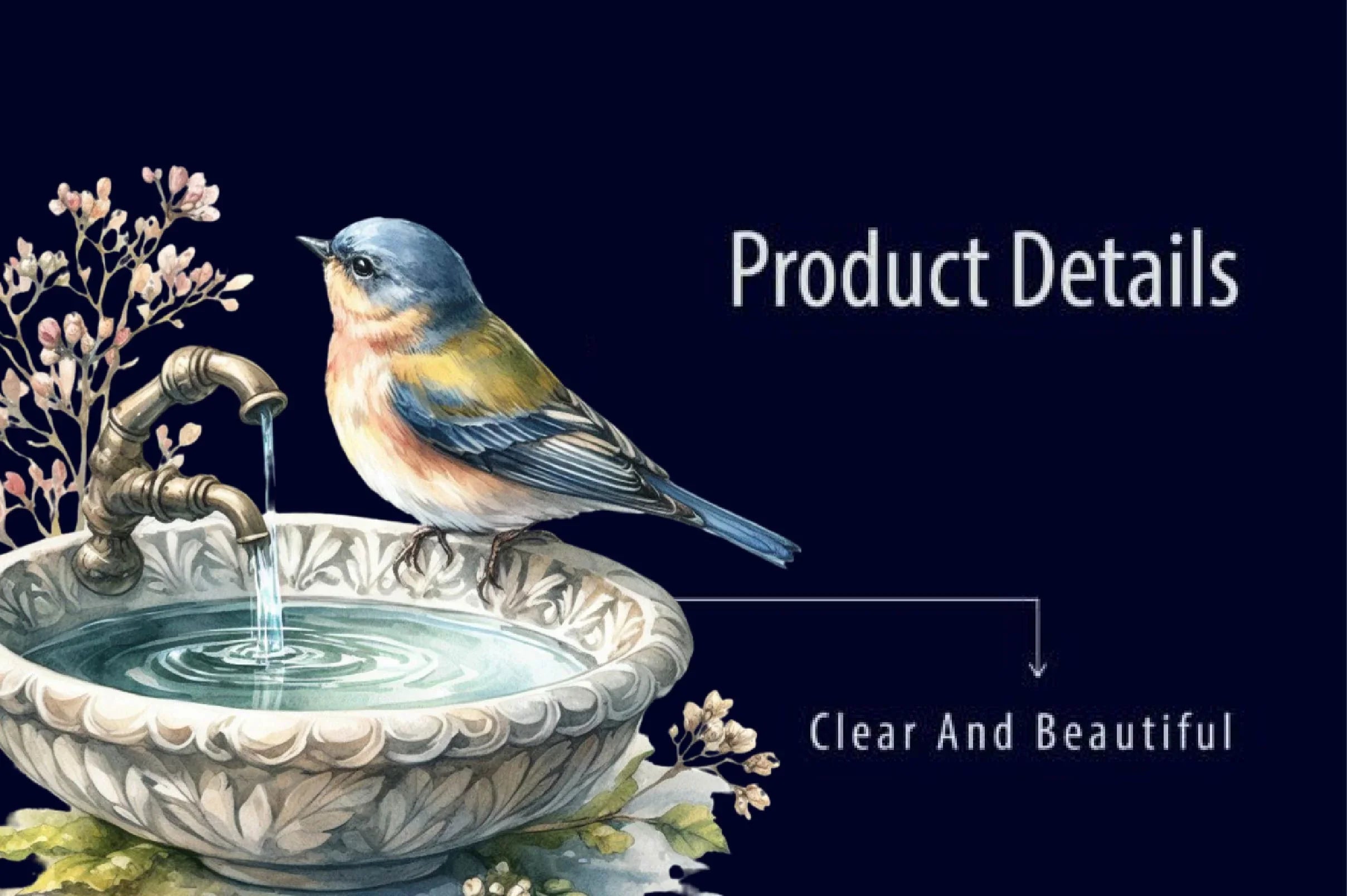 Birdbaths Clipart Bundle - CraftNest - Digital Crafting and Art