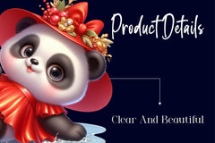Panda Rainbow Umbrella Clipart Bundle - CraftNest - Digital Crafting and Art