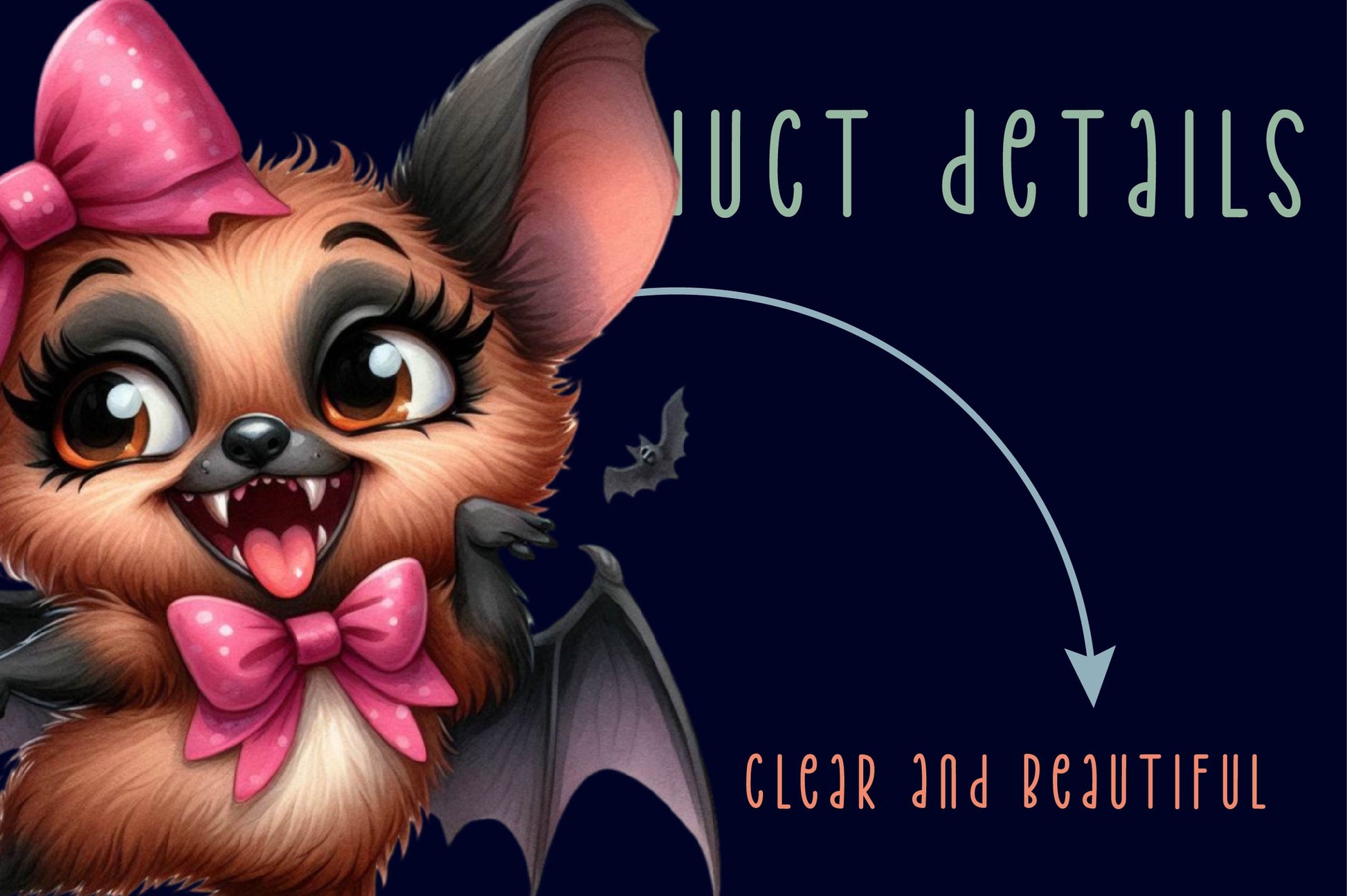 Coquette Bat Bow Halloween Clipart Bundle - CraftNest - Digital Crafting and Art