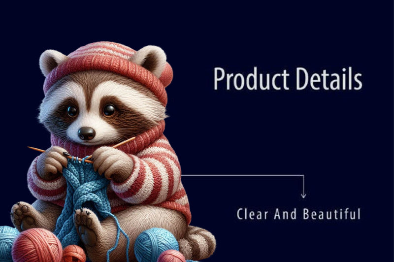 Animal Knitting A Sweater Clipart Bundle - CraftNest - Digital Crafting and Art