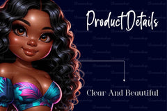 American Black Woman Clipart Bundle - CraftNest - Digital Crafting and Art