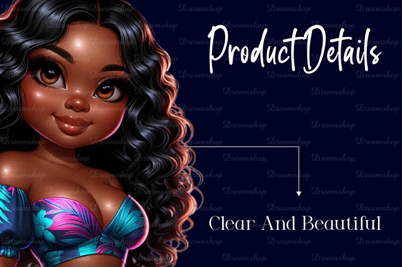 American Black Woman Clipart Bundle - CraftNest - Digital Crafting and Art