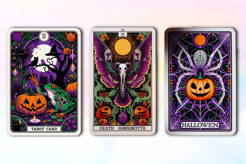 Halloween Animals Tarot Card Clipart Bundle - CraftNest - Digital Crafting and Art