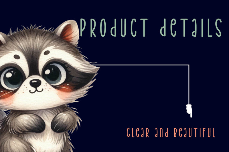 Silly Raccoon Clipart Bundle - CraftNest - Digital Crafting and Art