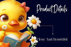Spring Flowers Baby Ducks Clipart Bundle - CraftNest - Digital Crafting and Art