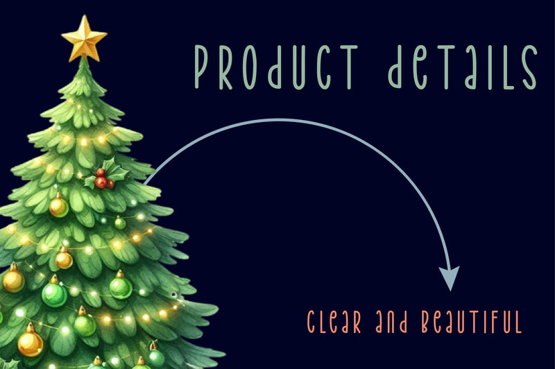 Christmas Tree Clipart Bundle 1 - CraftNest - Digital Crafting and Art