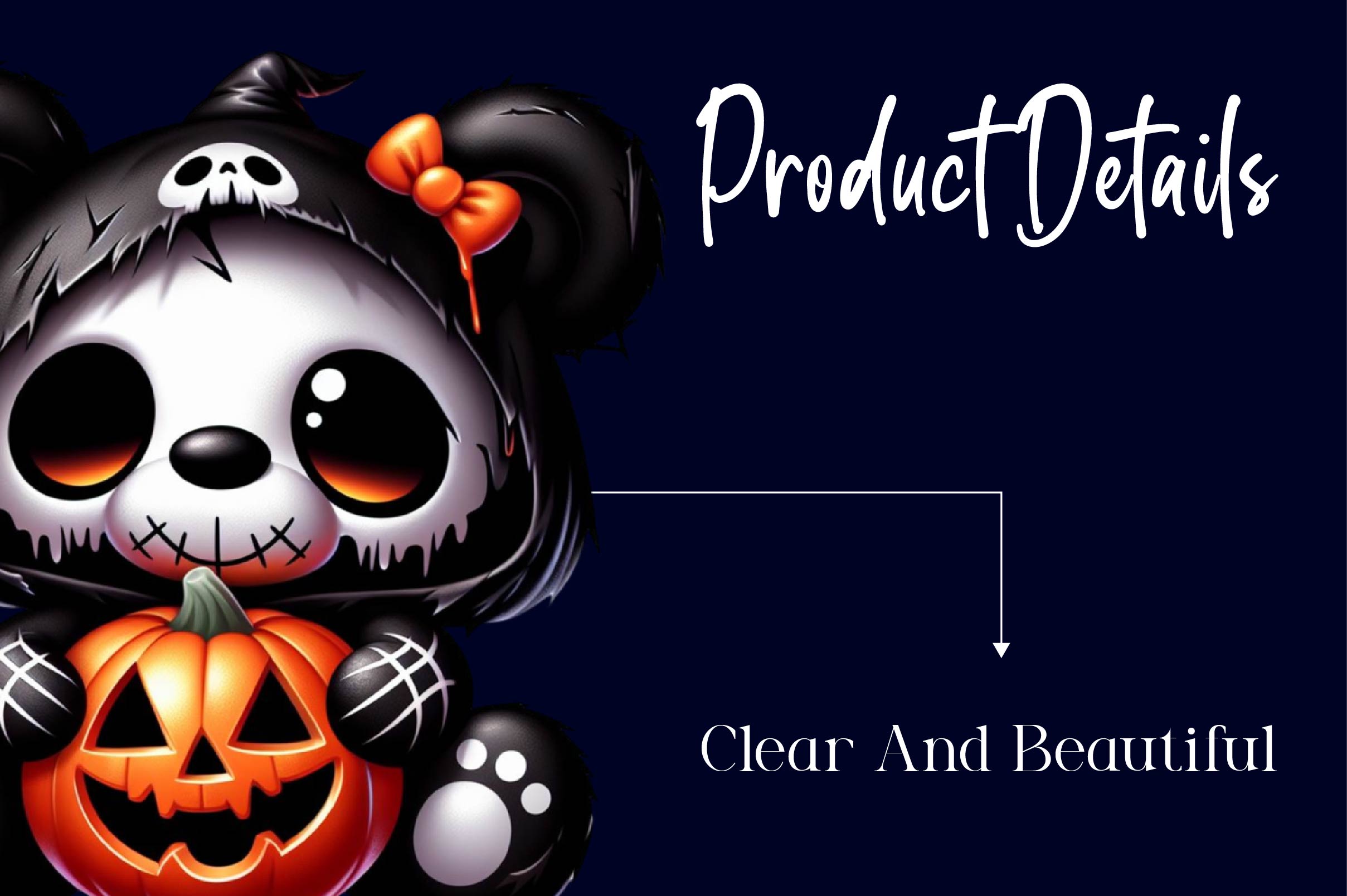 Halloween Scary Teddy Bear Clipart Bundle - CraftNest - Digital Crafting and Art