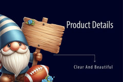 Adorable American Football Gnome Clipart Bundle - CraftNest - Digital Crafting and Art