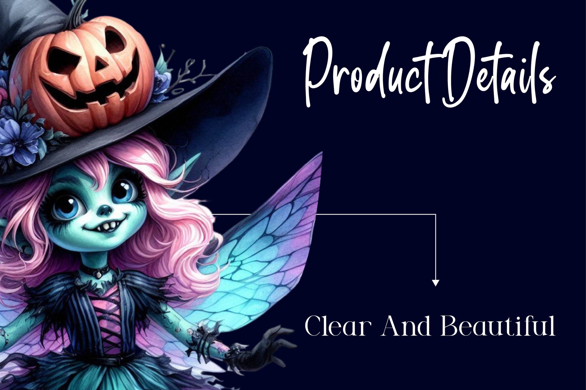 Halloween Scary Fairy Clipart Bundle - CraftNest - Digital Crafting and Art
