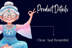 Funny Old Ladies Clipart Bundle - CraftNest - Digital Crafting and Art