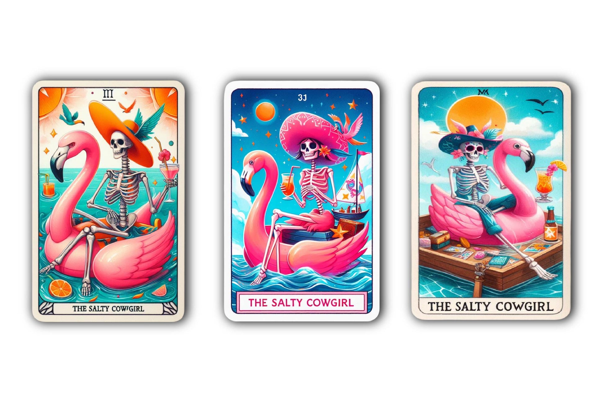 Salty Cowgirl Tarot Howdy Bitches Clipart Bundle - CraftNest - Digital Crafting and Art