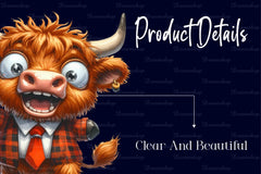Highland Cow Highland Cow Clipart Bundle - CraftNest - Digital Crafting and Art