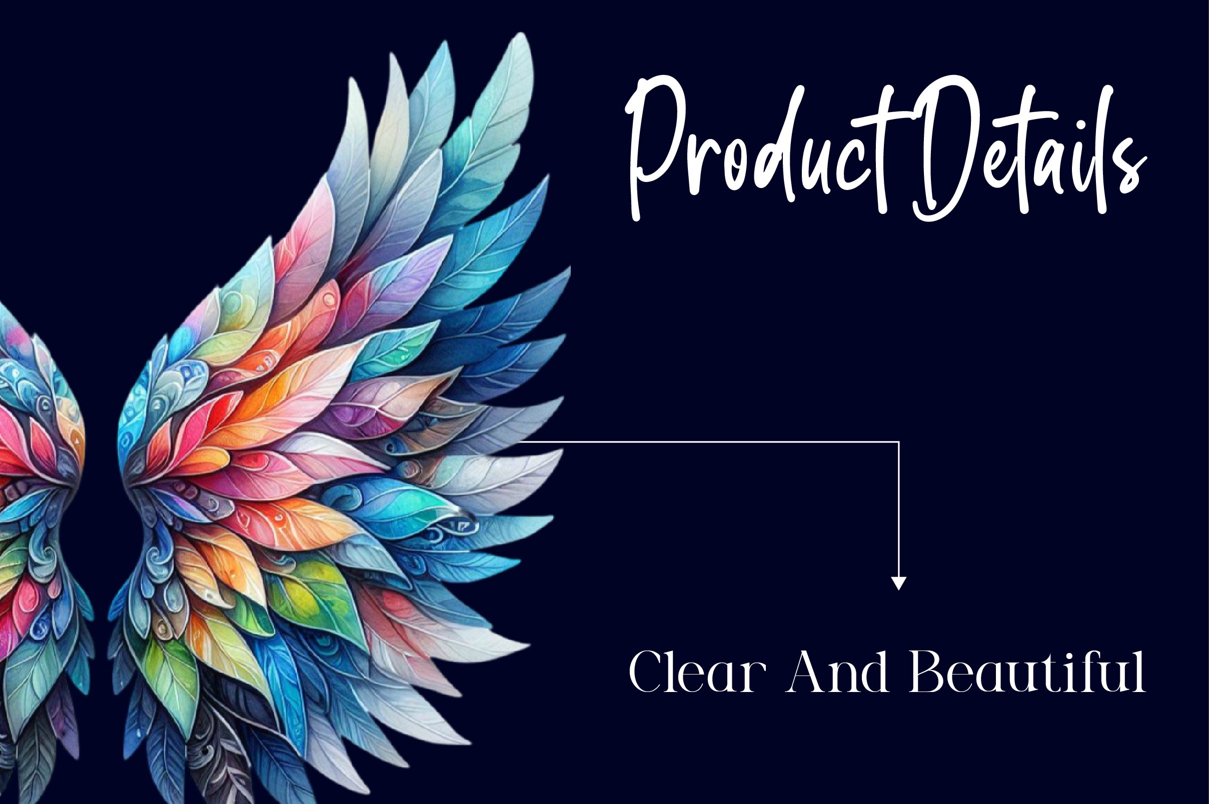 Colorful Angel Wings Clipart Bundle - CraftNest - Digital Crafting and Art