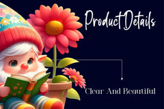 Spring Gnome Clipart Bundle 1 - CraftNest - Digital Crafting and Art