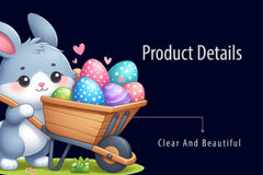 Happy Bunny Clipart Bundle - CraftNest - Digital Crafting and Art