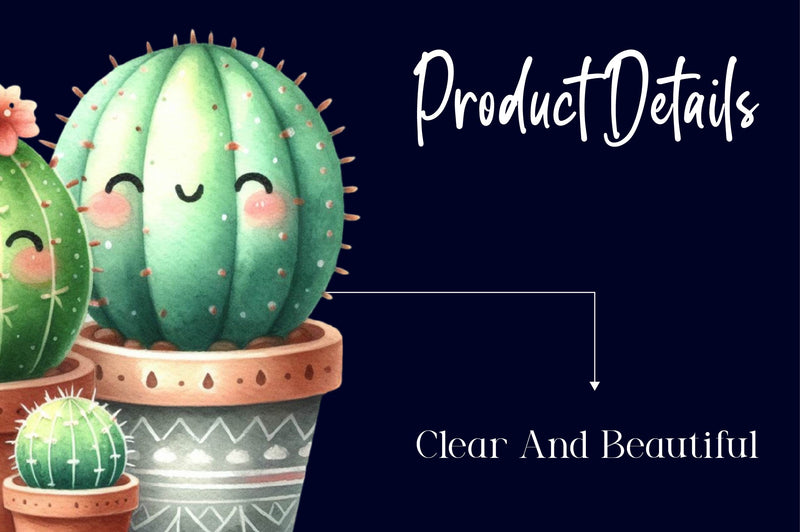 Cute Cactus Clipart Bundle - CraftNest - Digital Crafting and Art