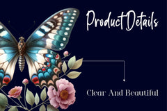 Retro Flower Butterfly Clipart Bundle - CraftNest - Digital Crafting and Art