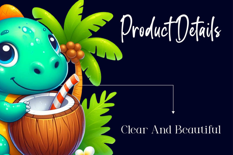 Dinosaur In Pool Party Clipart Bundle - CraftNest - Digital Crafting and Art
