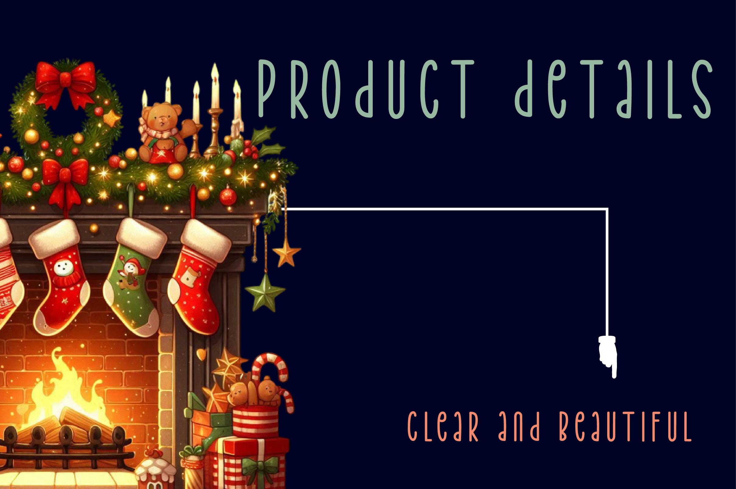 Christmas Fireplace Clipart Bundle - CraftNest - Digital Crafting and Art