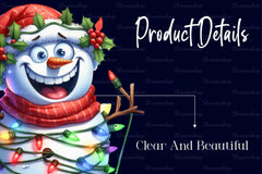 Funny Christmas Snowman Clipart Bundle - CraftNest - Digital Crafting and Art