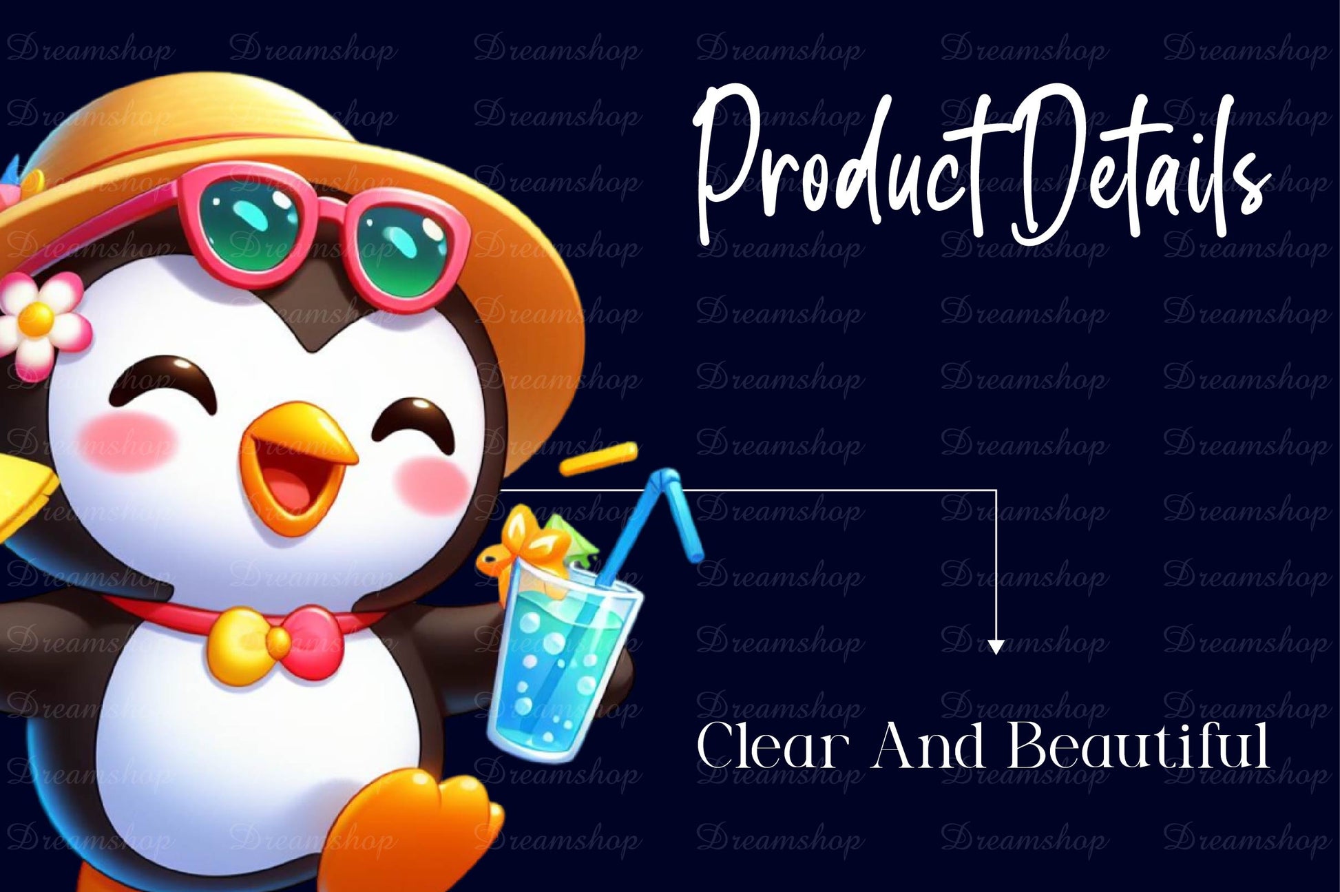 Funny Penguin In Pool Party Clipart Bundle - CraftNest - Digital Crafting and Art