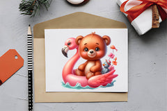 Flamingo Boat Animals Clipart Bundle - CraftNest - Digital Crafting and Art