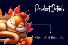 Autumn Eastern Chipmunk Clipart Bundle - CraftNest - Digital Crafting and Art