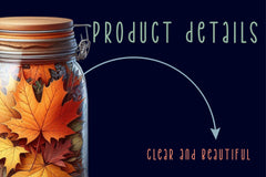 Autumn Leaves In A Jar Clipart Bundle - CraftNest - Digital Crafting and Art