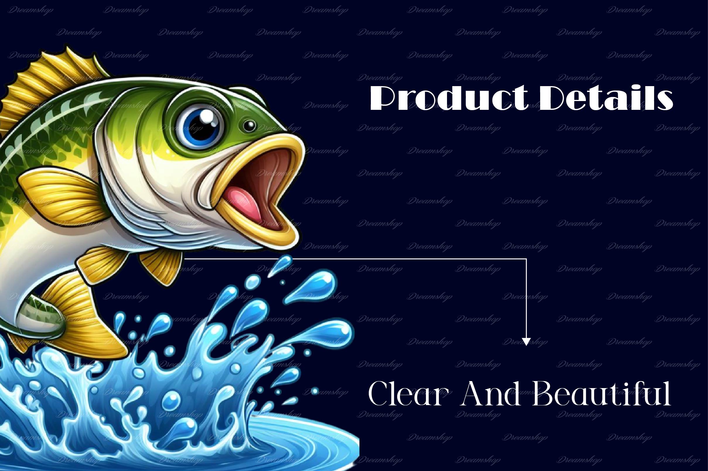 Bass Funny Fishing Clipart Bundle - CraftNest - Digital Crafting and Art