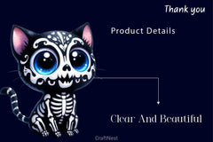 Skeleton Black Cat Clipart Bundle 2 - CraftNest - Digital Crafting and Art