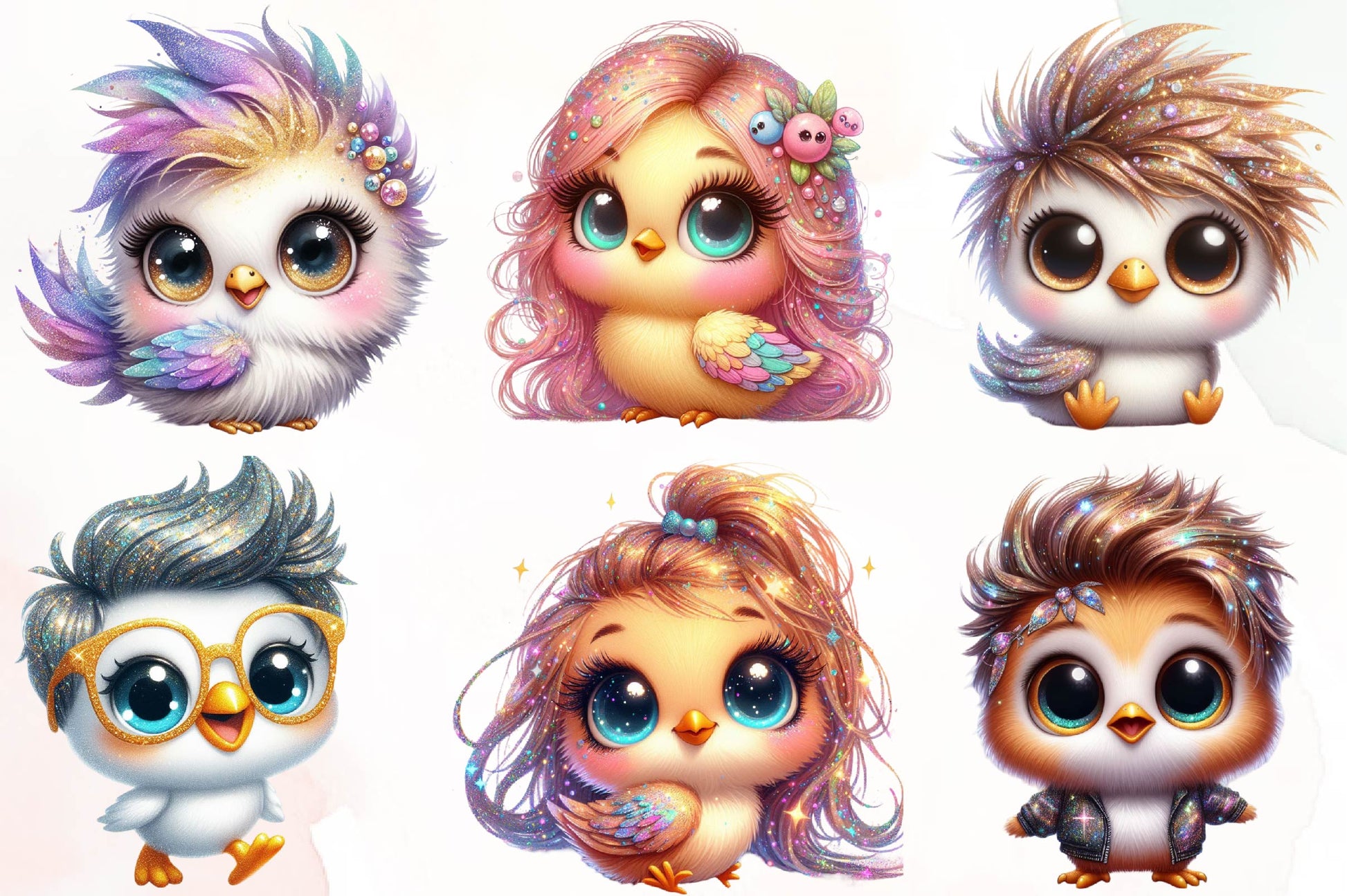 Baby Bright Bird Clipart Bundle - CraftNest - Digital Crafting and Art