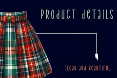 Christmas Plaid Skirt Clipart Bundle - CraftNest - Digital Crafting and Art