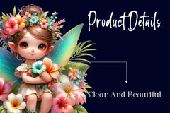 Cute Summer Fairy Clipart Bundle - CraftNest - Digital Crafting and Art