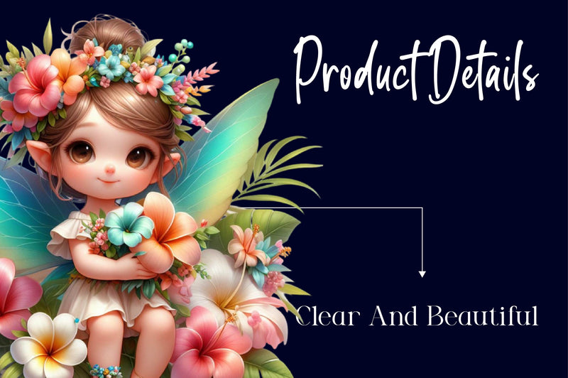 Cute Summer Fairy Clipart Bundle - CraftNest - Digital Crafting and Art