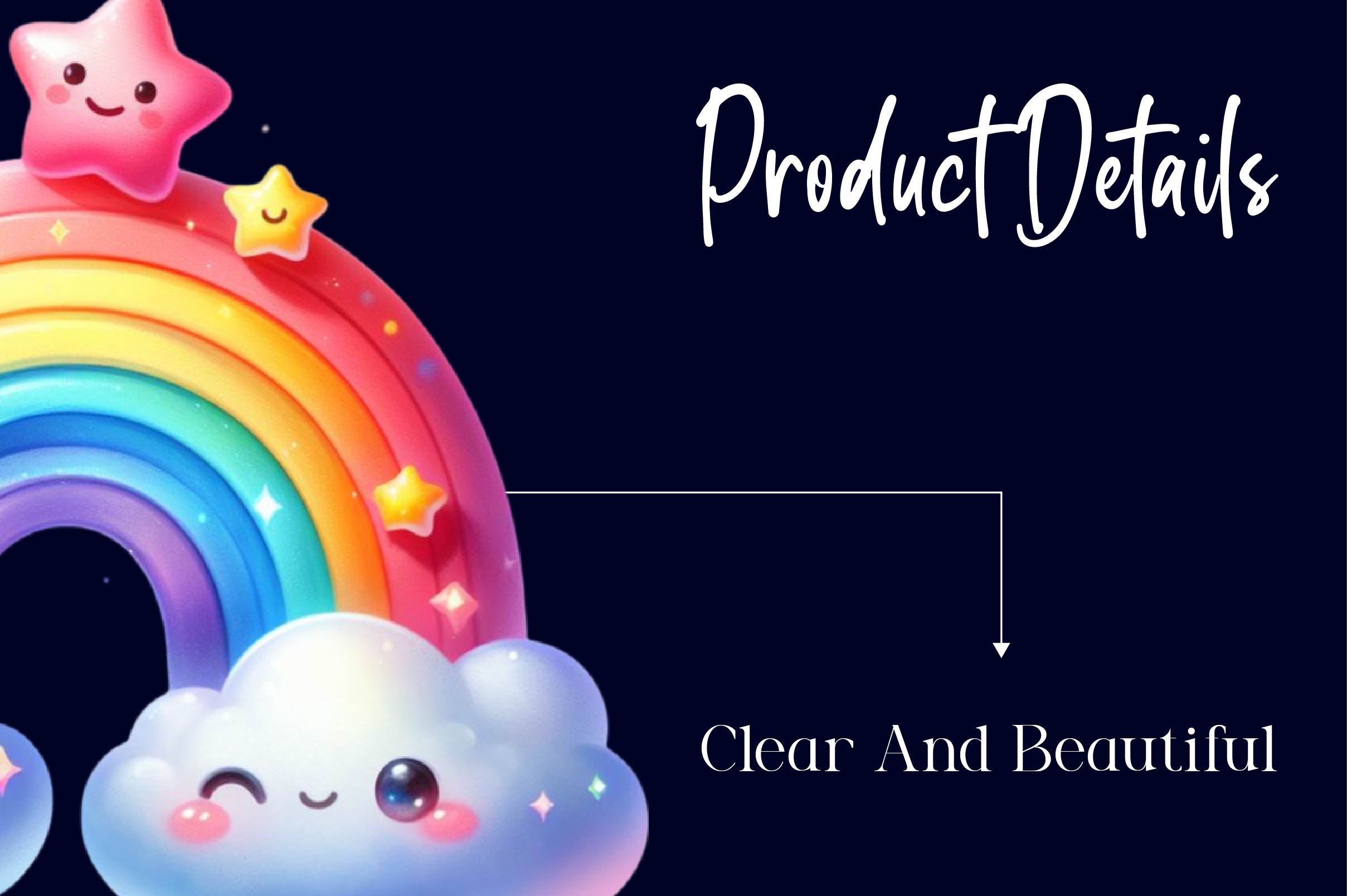 Cute Rainbow Clipart Bundle - CraftNest - Digital Crafting and Art