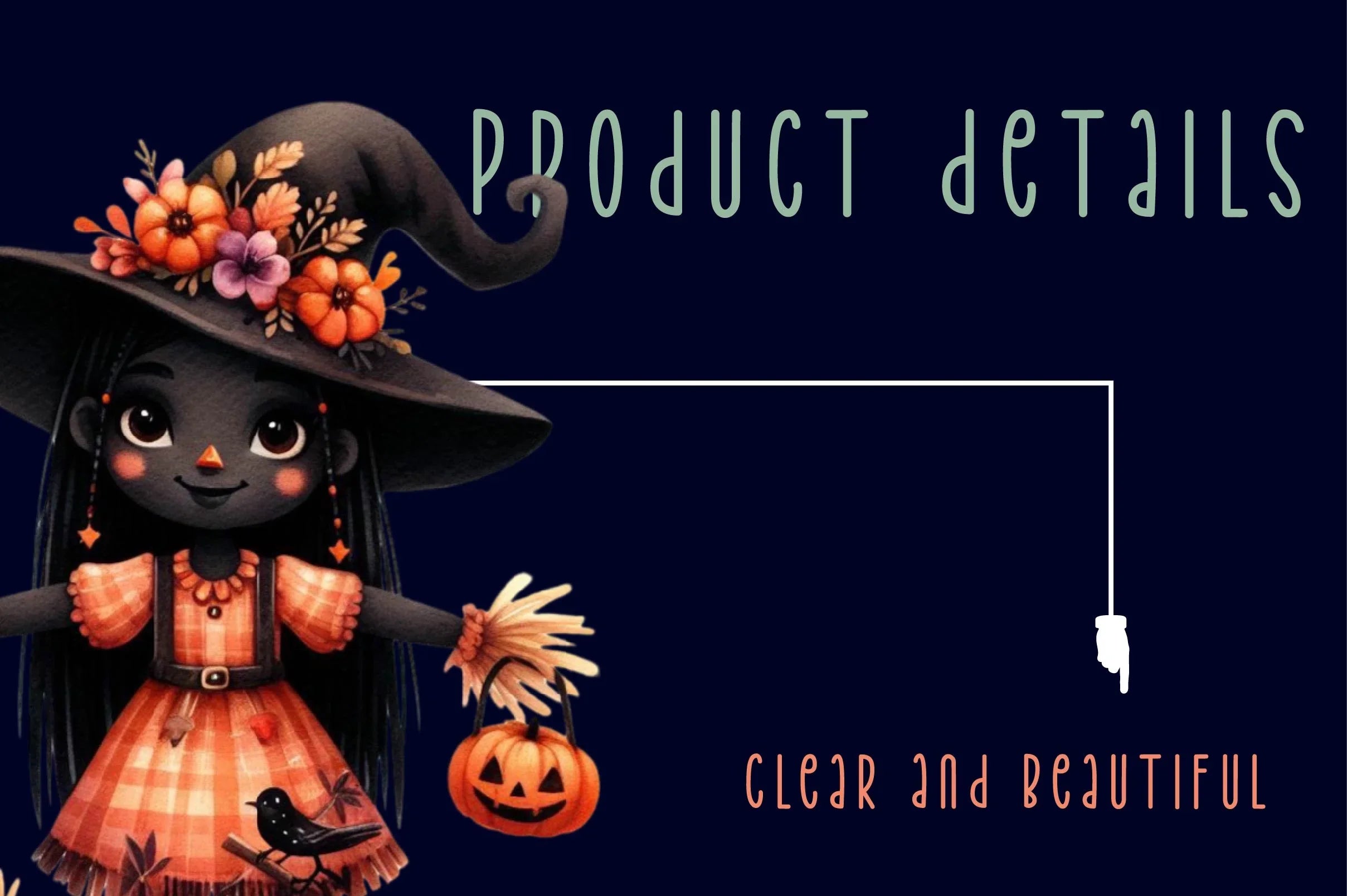 Halloween Scarecrow Girl Clipart Bundle - CraftNest - Digital Crafting and Art