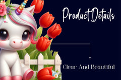 Unicorn Spring Clipart Bundle - CraftNest - Digital Crafting and Art