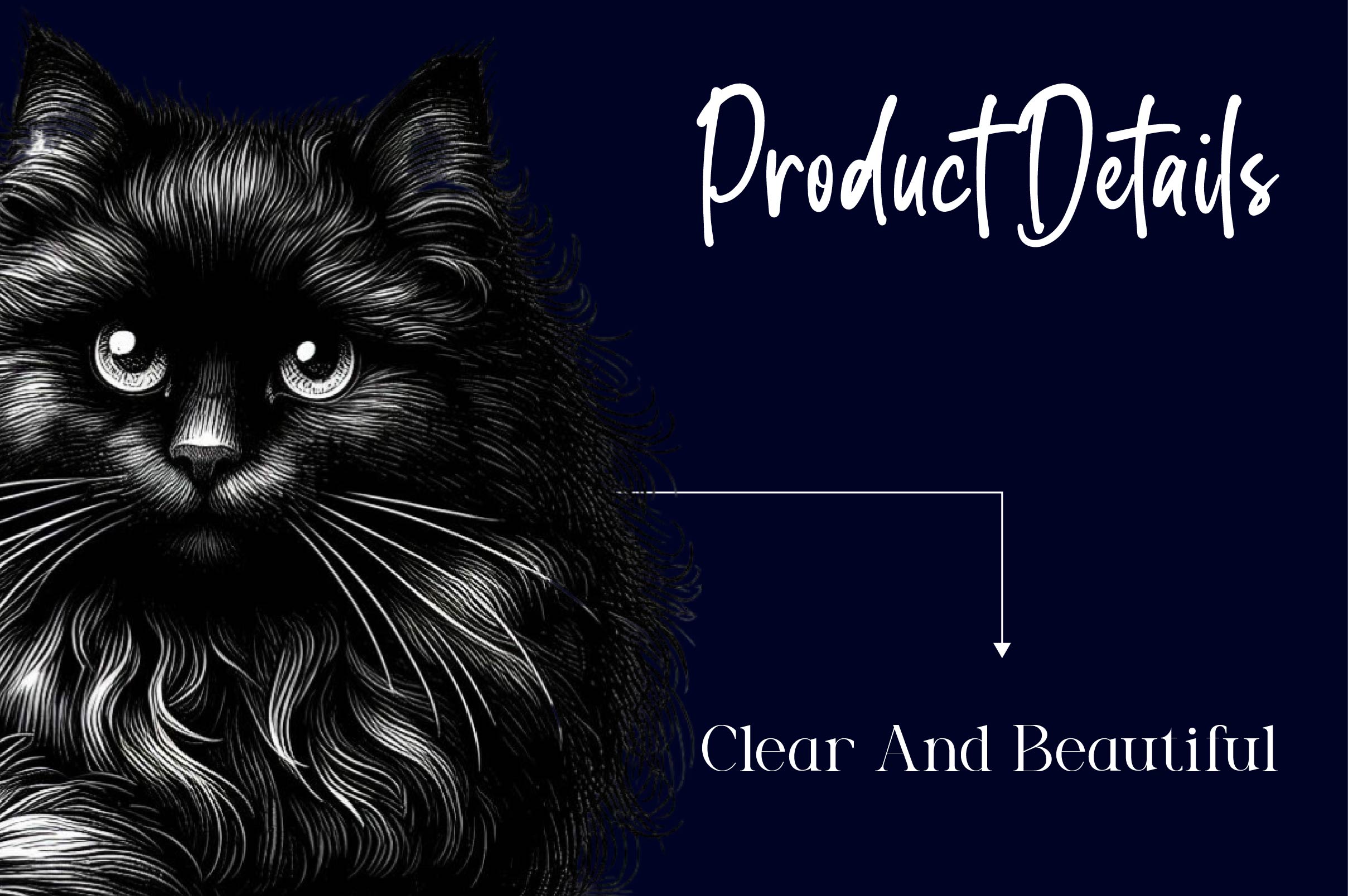 Halloween Fluffy Black Cat Clipart Bundle - CraftNest - Digital Crafting and Art