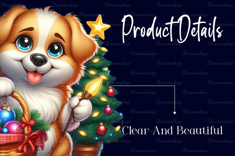 Christmas Dog Clipart Bundle - CraftNest - Digital Crafting and Art