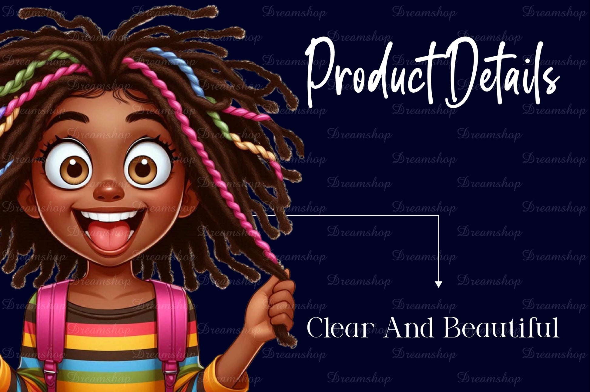 Black Girl Clipart Bundle - CraftNest - Digital Crafting and Art