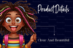 Black Girl Clipart Bundle - CraftNest - Digital Crafting and Art