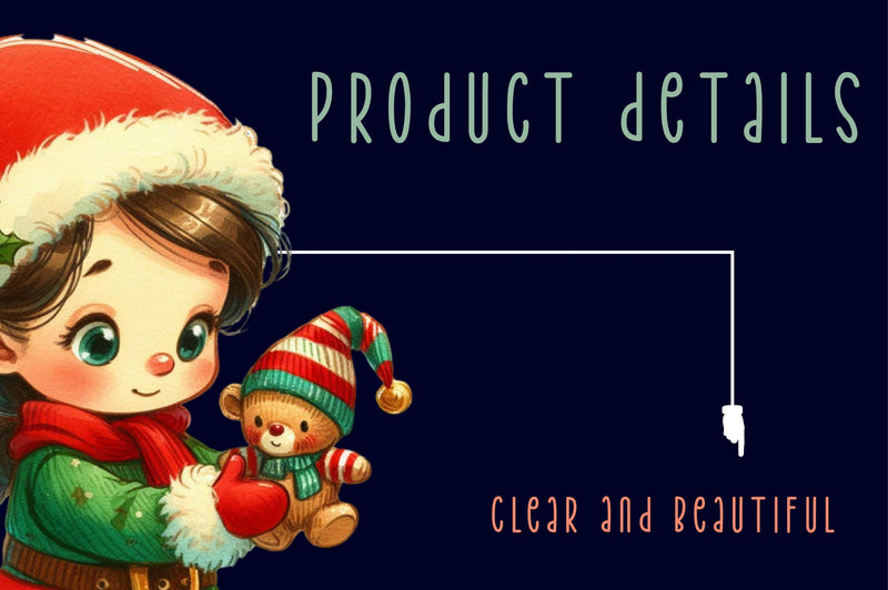 Cute Christmas Elves Clipart Bundle - CraftNest - Digital Crafting and Art