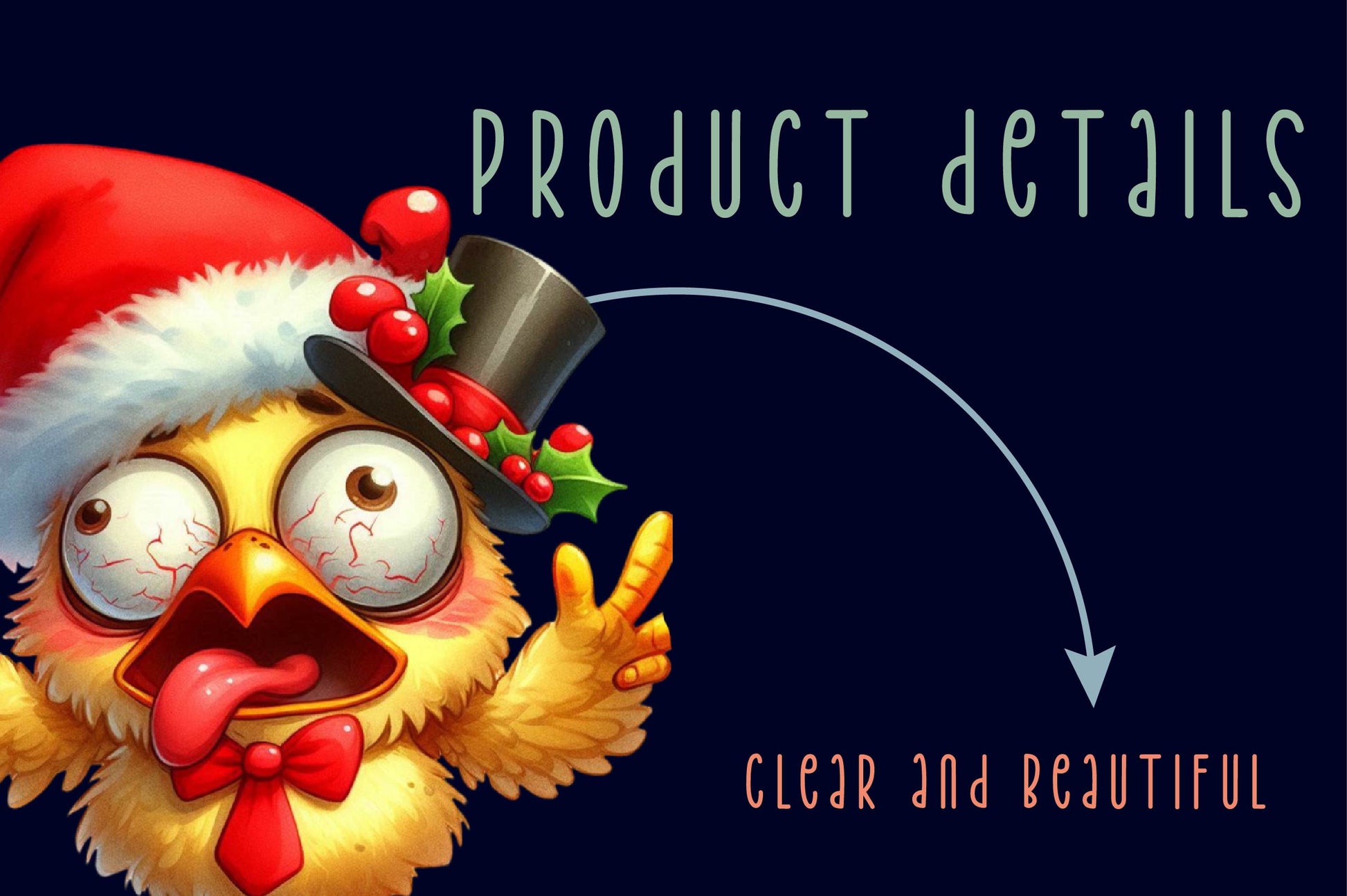 Christmas Funny Chicken Clipart Bundle - CraftNest - Digital Crafting and Art