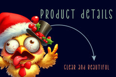 Christmas Funny Chicken Clipart Bundle - CraftNest - Digital Crafting and Art
