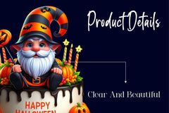 Halloween Gnome Cake Clipart Bundle - CraftNest - Digital Crafting and Art