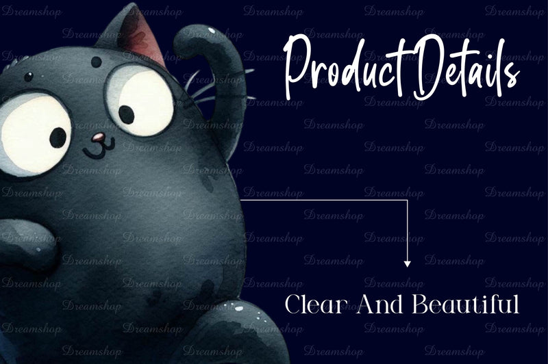Funny Black Cats Cute Cat Clipart Bundle 1 - CraftNest - Digital Crafting and Art