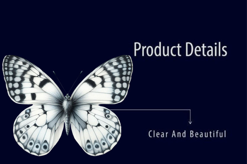 White Butterfly Floral Clipart Bundle - CraftNest - Digital Crafting and Art