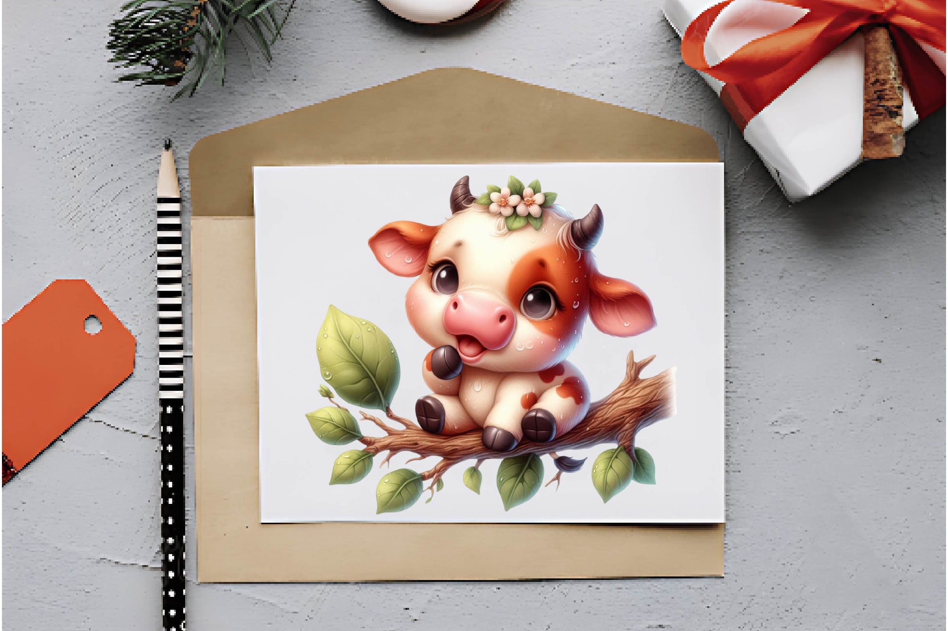 Cute Jokes Cow Clipart Bundle - CraftNest - Digital Crafting and Art