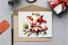 Cute Jokes Cow Clipart Bundle - CraftNest - Digital Crafting and Art